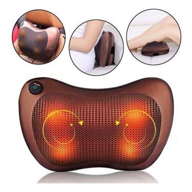 Imagem de Almofada Massageadora Relaxante Shiatsu Infravermelho Bivolt - oem, 11