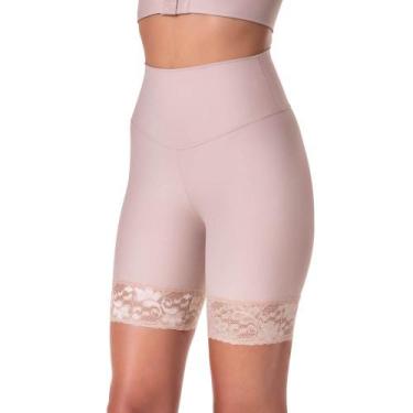Imagem de Bermuda Cirúrgica Modeladora Cós Alto Duplo Emana 116A Rigel, Preto, X