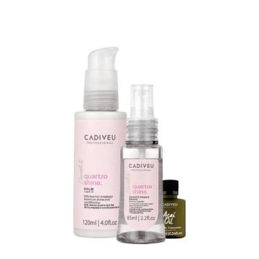 Imagem de Kit Cadiveu Professional Essentials Quartzo Shine Açaí Oil Leave-in (3