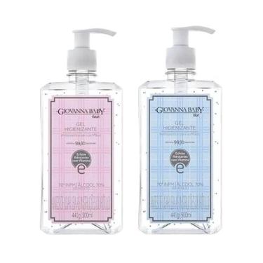 Imagem de Kit Giovanna Baby Álcool Gel Classic + Blue 500ml