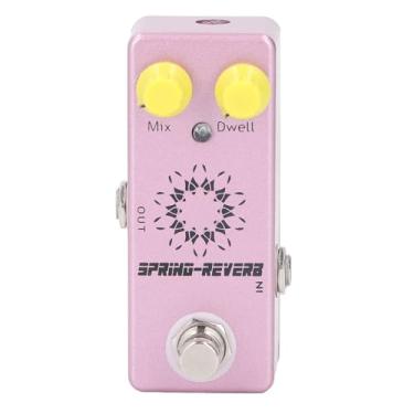 Imagem de Pedal de Reverberação de Mola, Botões Funcionais Convenientes, Liga de Alumínio, Adaptador Mono Jack 9v Dc de 1/4