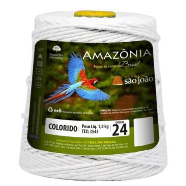 Imagem de Barbante Amazônia 24 Fios - 1Kg - Barbantes São João, 08 - BRANCO