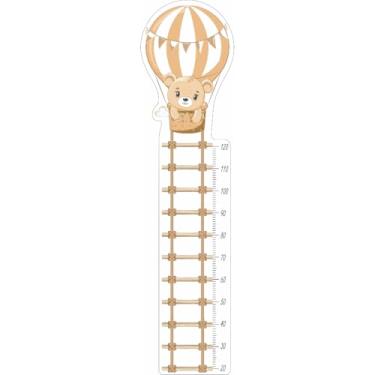Imagem de Adesivo Infantil Tokfix Kids Regua Crescimento Balão