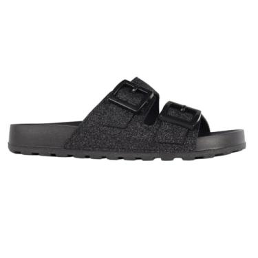 Imagem de Tamanco Feminino Moleca Birken Preto/Prata 33