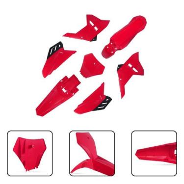 Imagem de Kit Plástico Biker Completo My25 Crf 230 2008 a 2021, Vermelho