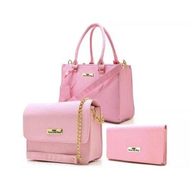 Imagem de Kit 2 Bolsas Tranversais Feminina Com Carteira Moda Feminina Várias Co
