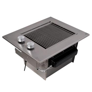 Imagem de Churrasqueira a Gás Natural de Embutir Titan Grill Diamond Premium sem Tampa