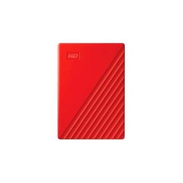 Imagem de HD Externo WD 4TB My Passport, USB 3.0, Vermelho - WDBPKJ0040BRD-WESN