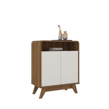 Imagem de Buffet Aparador com 02 Portas Eccos Nature/Off White - Fabrimóveis
