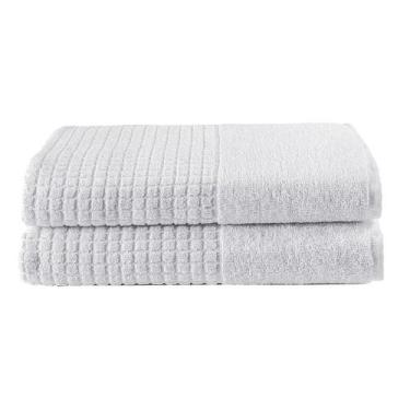 Imagem de Kit 02 Toalhas de Banho 100% Algodao Linha Paris - Dianneli Toalhas de
