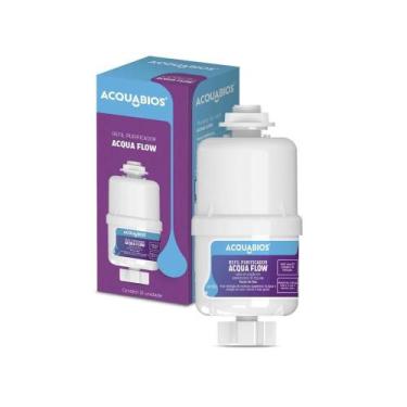 Imagem de Refil Bebedouro de Coluna Universal Acqua Flow Acquabios, BRANCO, Unic