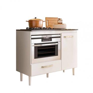 Imagem de Balcão Para Cooktop 4 E 5 Bocas E Forno Multiuso Nicioli Fit