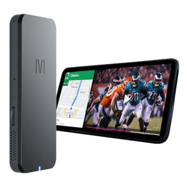 Imagem de Mgears Mstick4 AI Box para carro, adaptador automotivo sem fio Android, dispositivo de transmissão de carro YouTube Netflix Disney+, aplicativo Google Play Store, Android 13, Helio G99, Samsung 6 GB +