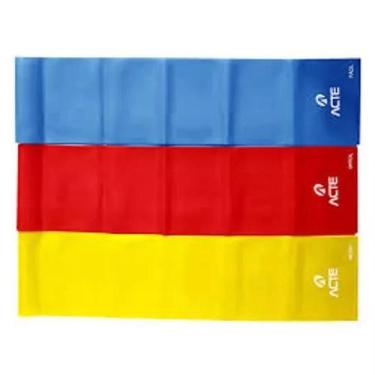 Imagem de Kit Faixa Elástica Látex Band Com 03 Unidades - Acte