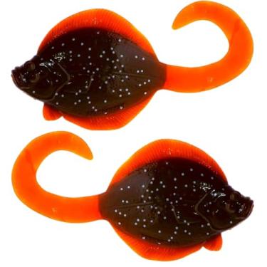 Imagem de 10 cm Sanddab Sanddab Lingcod Jigs Rig Isca de pesca Sand Dab Fish para alabote rock garoupa bacalhau (sola de 10 cm 2/PK)