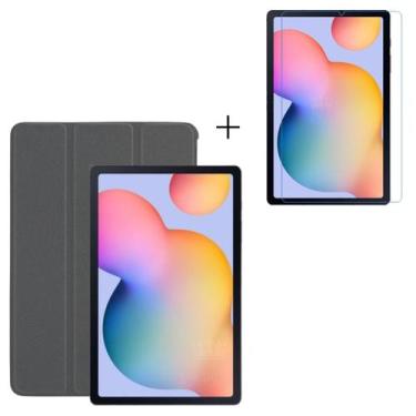 Imagem de Capa Flip AutoSleep Para Tablet S6 Lite + Pelicula de Vidro - TechKing