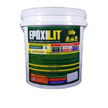 Imagem de Epoxilit Massa Pincelável Impermeabilizante Vermelho 6Kg - Nauticola