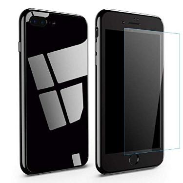 Imagem de Laudtec Capa para iPhone 7 Plus/8 Plus, capa fina leve, para iPhone 8 Plus - Capa de celular para Apple iPhone 7 Plus/8 Plus - Preta