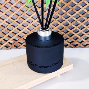 Imagem de Frasco difusor de vidro redondo 220ml - QUERO PRESENTEAR - Júlia Fragr