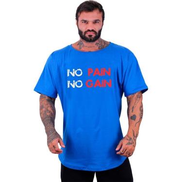 Imagem de Camiseta Morcegão Masculina MXD Conceito No Pain No Gain Letreiro-Masculino