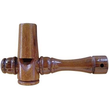 Imagem de Pio artesanal de madeira chama e atrai pássaros ave Inhambu açu