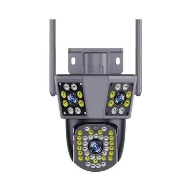 Imagem de Câmera IP WIFI Externa À Prova D'água Com 3 Lentes, 3 Telas, Rastreame
