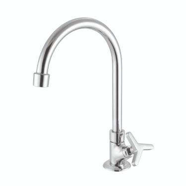 Imagem de Torneira Triade para Lavatório de Mesa Bica Alta Cromada - Meber