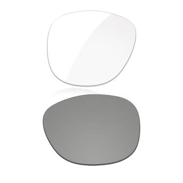 Imagem de LenzReborn Lente polarizada de substituição para óculos de sol RayBan Meta Skyler RW4010 52 mm - Eclipse Grey Photochromic