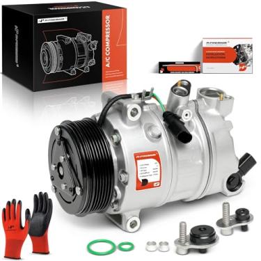 Imagem de A-Premium Compressor de ar condicionado AC com embreagem compatível com Volkswagen Jetta 2016-2018, Passat 2016-2018, Beetle 2017
