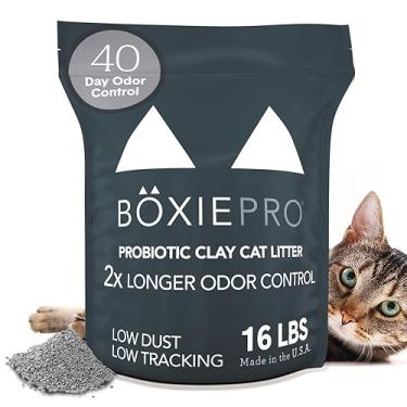 Imagem de BoxiePro Limpeza Profunda, Sem Aroma, Areia Probiótica para Gatos – Fórmula de Argila – Casa Limpa – Caixa de Areia Ultra Limpa, Controle de Odor Alimentado por Probiótico, Areia Rígida, 99,9% Livre de Poeira