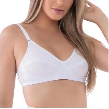 Imagem de Sutiã Sustentação Classic Algodão Del Rio Ref.40707, Branco, 46