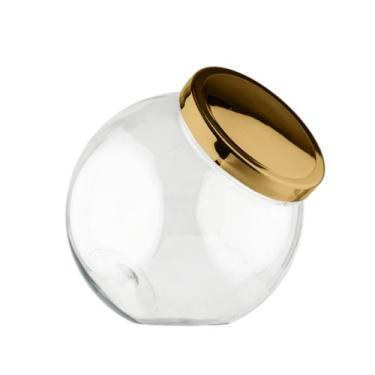 Imagem de Pote Baleiro Plástico 1,2LT Multiuso Organizador Tampa de Rosca - Pana