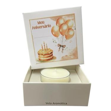 Imagem de Velitah Brasil, 6 Lembrancinhas Meu Aniversário Vela Aromática Lavanda