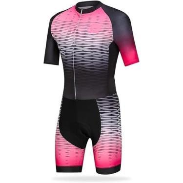 Imagem de Terno De Triatlo Masculino - Terno De Triatlo Masculino,terno De Triatlo Masculino De Manga Curta Tri Suit Skinsuit, Mq005, XL