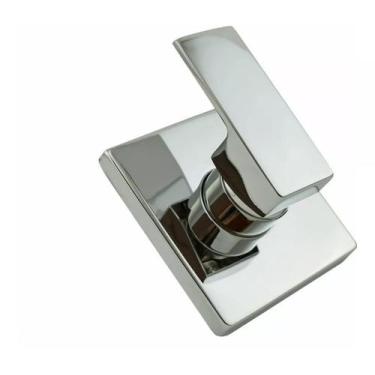 Imagem de Misturador Monocomando Quadrado Para Chuveiro 1/2 Em Metal - Di casa
