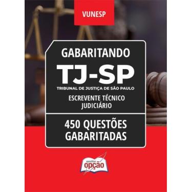 Imagem de Caderno TJ-SP - Escrevente Técnico Judiciário - 450 Questões Gabaritad