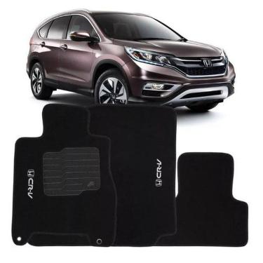 Imagem de Tapete Automotivo Carpete Com A Base Em Pvc Honda Crv 2012