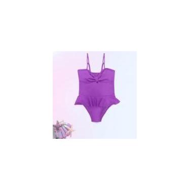 Imagem de Body Maiô Infantil, Poliamida - Loja do PERUANO, Roxo