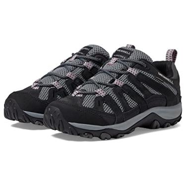 Imagem de Merrell Alverstone 2 Tênis feminino impermeável para caminhada, Preto/Monume, 40