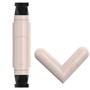 Imagem de X.O. GOLD-888 Caneta delineadora de uma peça, carimbo delineador alado dobrável, carimbos de delineador de olhos de ponta dupla para olhos de gato de asa perfeita, delineador de olhos à prova d'água à