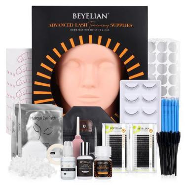 Imagem de Kit de extensão de cílios BEYELIAN com cabeça de manequim e suprimento
