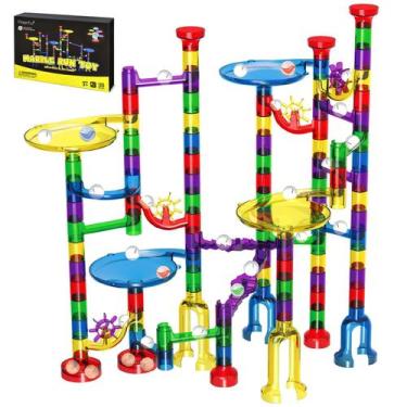 Imagem de Conjunto Marble Run Magicfly Marble Race Track 127 unidades para crian