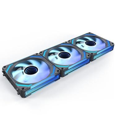 Imagem de Ventiladores RGB para PC AsiaHorse COSMIQ 120 mm com controlador preto