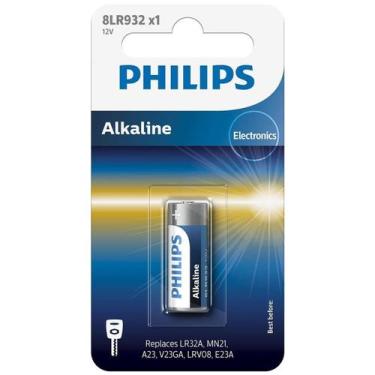 Imagem de Bateria Philips 8lr932 Alcalina A23 V23ga E23a - 12v