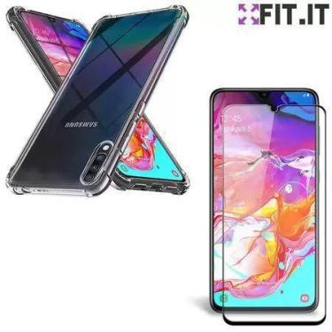 Imagem de Capa Anti-Shock Impact Samsung Galaxy A70 + Película de Vidro 3D - Uni