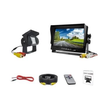 Imagem de Monitor De Câmera De Ré IR Colorido LCD De 7 Polegadas HD Para Estacio