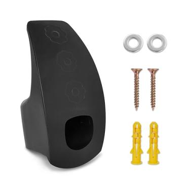 Imagem de Organizador de cabos de carregamento, para Tesla Motors, montagem na parede, conector, cabo organizador, suporte de carregador, adaptador para modelo S, modelo X, modelo 3 (preto)