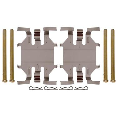 Imagem de ACDelco Gold 18K8218X Kit de mola de retorno de pastilha de freio dianteiro com retentores, pinos e clipes