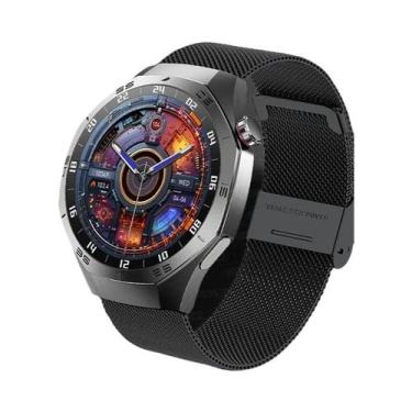 Imagem de Relógio Inteligente Masculino 100+Sport GPS NFC Com Tela AMOLED, Monit