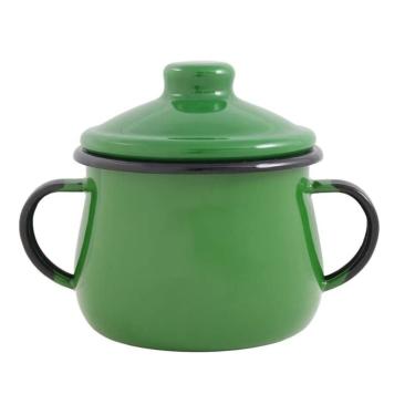 Imagem de Açucareiro Agata Esmaltado 380ml Verde Ewel